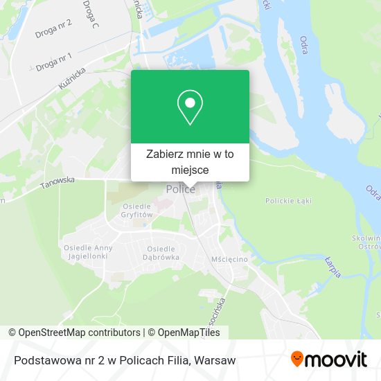 Mapa Podstawowa nr 2 w Policach Filia