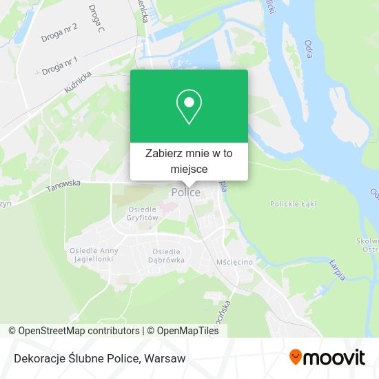 Mapa Dekoracje Ślubne Police