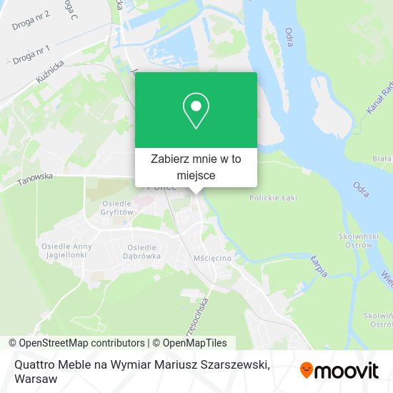 Mapa Quattro Meble na Wymiar Mariusz Szarszewski