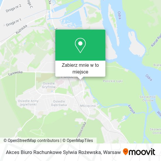 Mapa Akces Biuro Rachunkowe Sylwia Rożewska