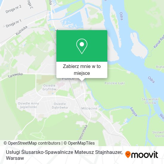 Mapa Usługi Ślusarsko-Spawalnicze Mateusz Stajnhauzer