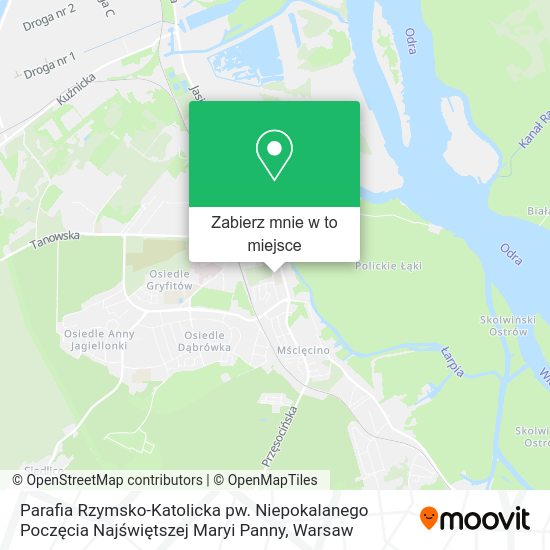 Mapa Parafia Rzymsko-Katolicka pw. Niepokalanego Poczęcia Najświętszej Maryi Panny