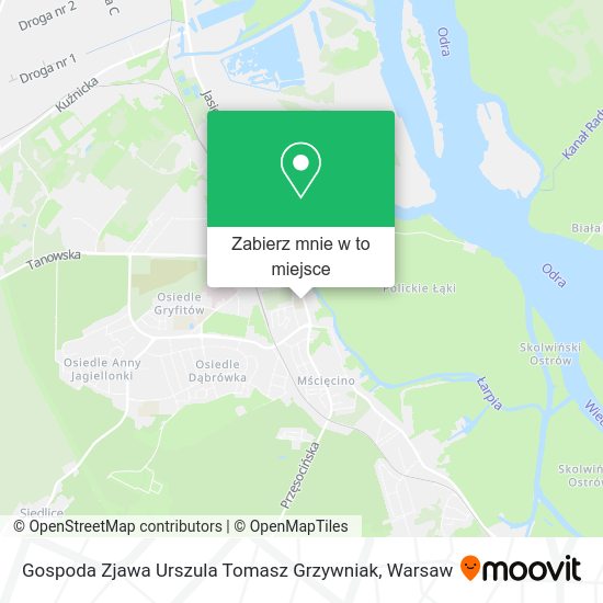 Mapa Gospoda Zjawa Urszula Tomasz Grzywniak