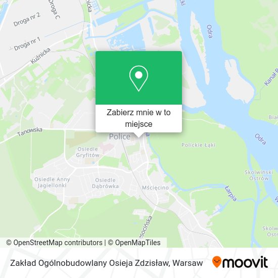 Mapa Zakład Ogólnobudowlany Osieja Zdzisław