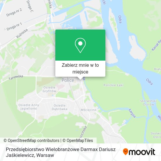 Mapa Przedsiębiorstwo Wielobranżowe Darmax Dariusz Jaśkielewicz