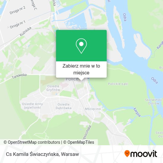 Mapa Cs Kamila Świaczyńska