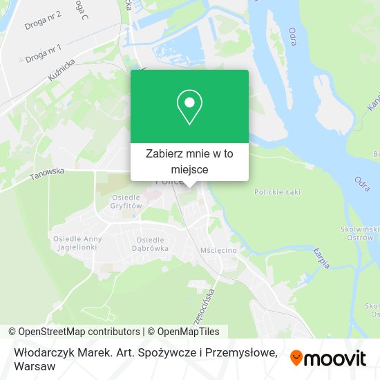 Mapa Włodarczyk Marek. Art. Spożywcze i Przemysłowe