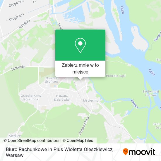 Mapa Biuro Rachunkowe in Plus Wioletta Oleszkiewicz