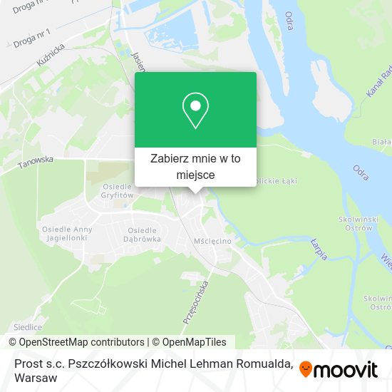 Mapa Prost s.c. Pszczółkowski Michel Lehman Romualda