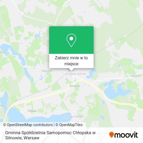 Mapa Gminna Spółdzielnia Samopomoc Chłopska w Silnowie