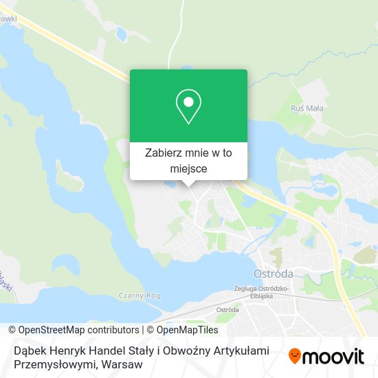 Mapa Dąbek Henryk Handel Stały i Obwoźny Artykułami Przemysłowymi