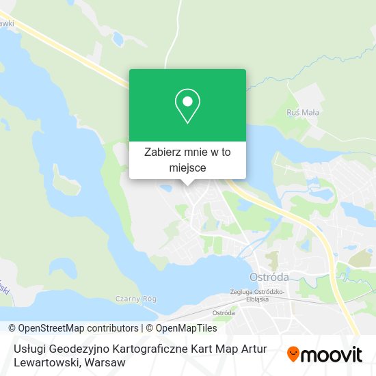 Mapa Usługi Geodezyjno Kartograficzne Kart Map Artur Lewartowski