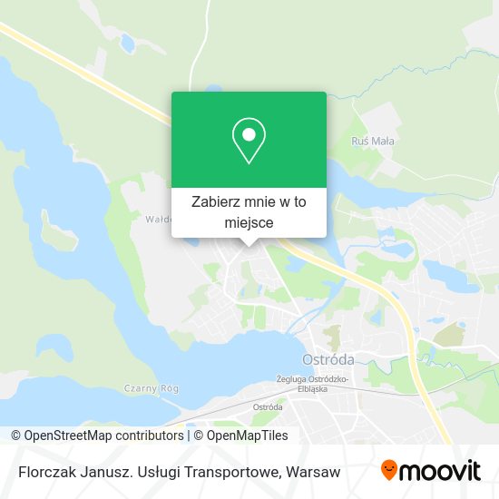 Mapa Florczak Janusz. Usługi Transportowe