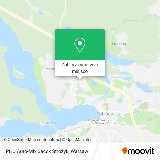 Mapa PHU Auto-Mix Jacek Stróżyk