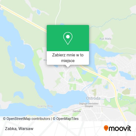 Mapa Zabka