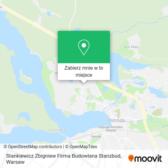 Mapa Stankiewicz Zbigniew Firma Budowlana Stanzbud