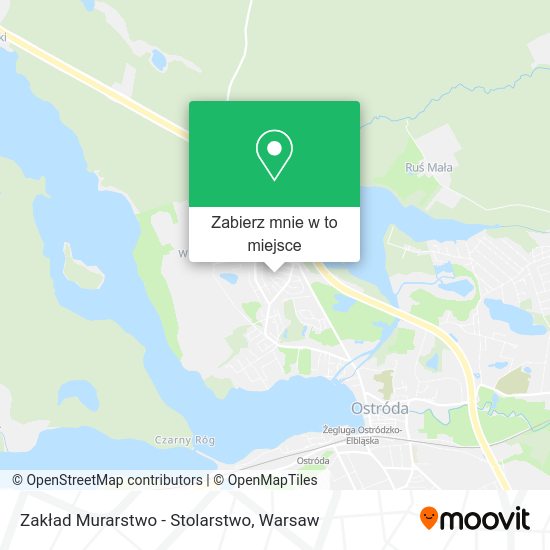 Mapa Zakład Murarstwo - Stolarstwo