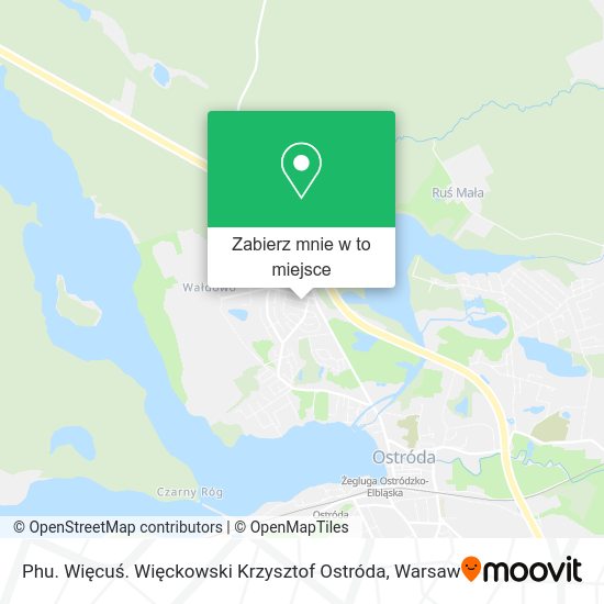 Mapa Phu. Więcuś. Więckowski Krzysztof Ostróda