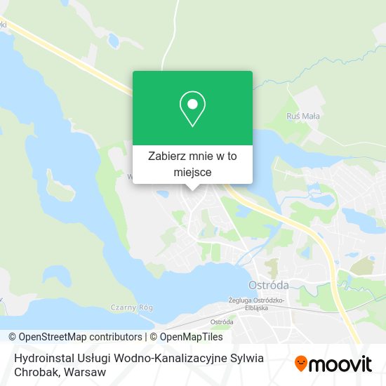 Mapa Hydroinstal Usługi Wodno-Kanalizacyjne Sylwia Chrobak