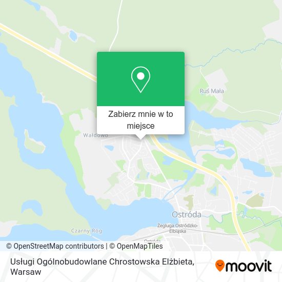 Mapa Usługi Ogólnobudowlane Chrostowska Elżbieta