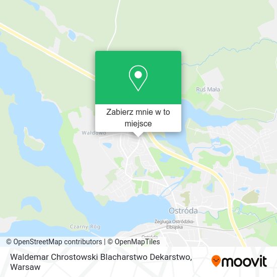 Mapa Waldemar Chrostowski Blacharstwo Dekarstwo