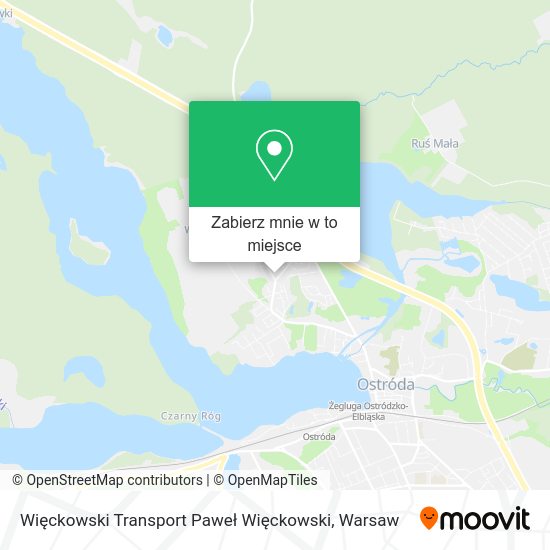 Mapa Więckowski Transport Paweł Więckowski