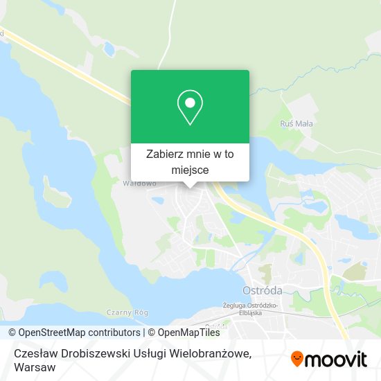 Mapa Czesław Drobiszewski Usługi Wielobranżowe