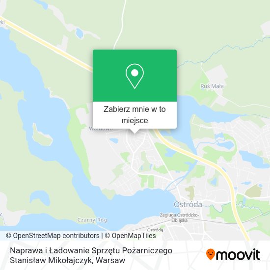 Mapa Naprawa i Ładowanie Sprzętu Pożarniczego Stanisław Mikołajczyk