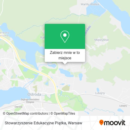 Mapa Stowarzyszenie Edukacyjne Piątka