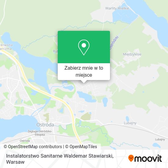 Mapa Instalatorstwo Sanitarne Waldemar Stawiarski