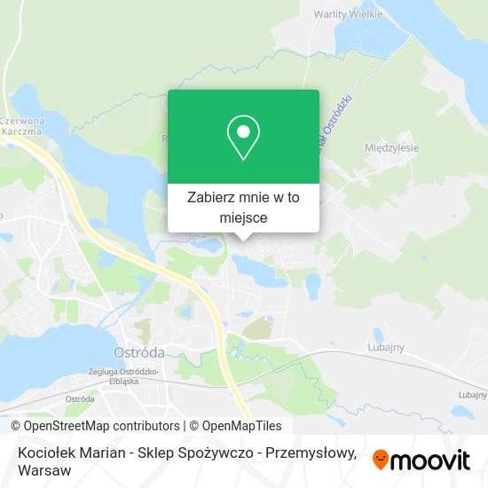 Mapa Kociołek Marian - Sklep Spożywczo - Przemysłowy