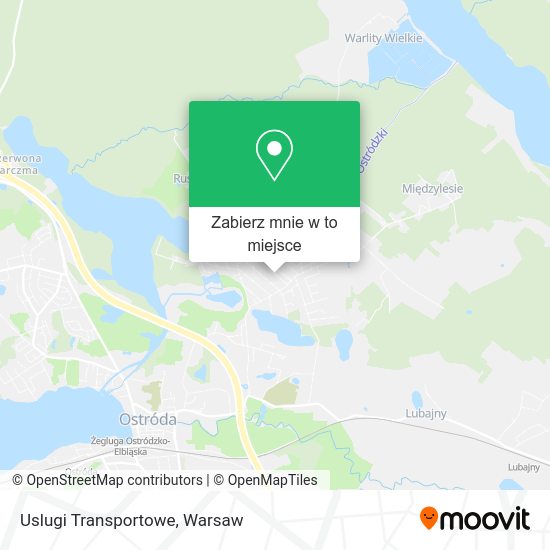 Mapa Uslugi Transportowe