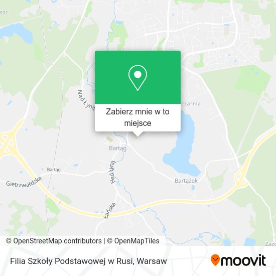 Mapa Filia Szkoły Podstawowej w Rusi