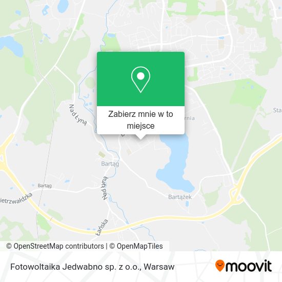 Mapa Fotowoltaika Jedwabno sp. z o.o.