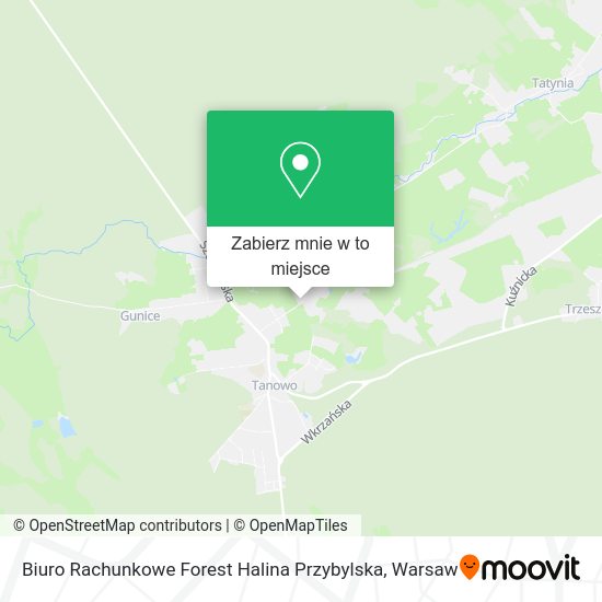 Mapa Biuro Rachunkowe Forest Halina Przybylska