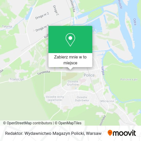 Mapa Redaktor. Wydawnictwo Magazyn Policki