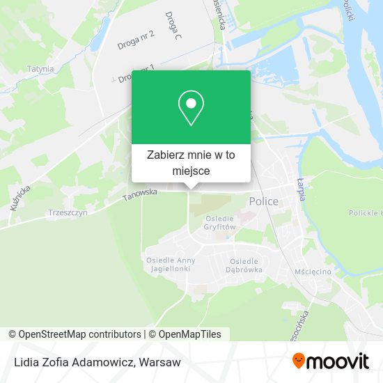 Mapa Lidia Zofia Adamowicz