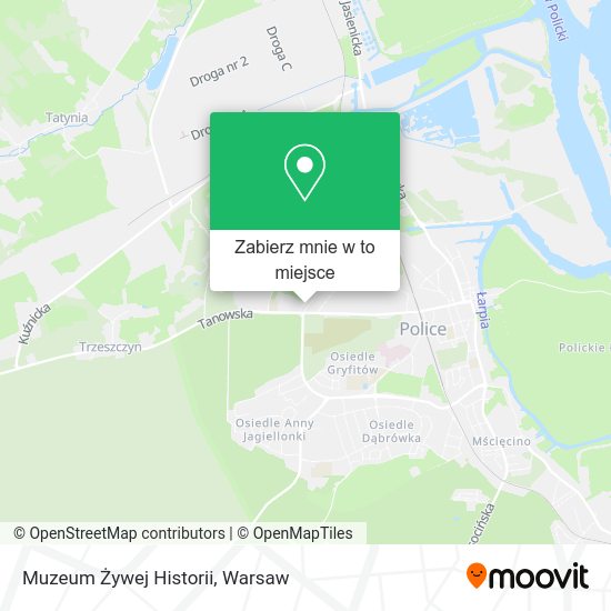 Mapa Muzeum Żywej Historii