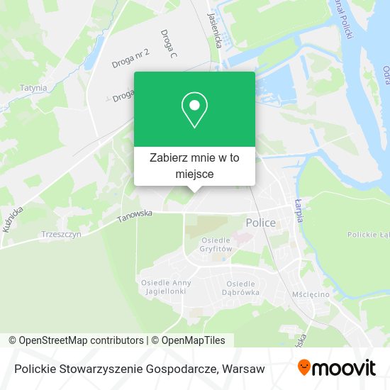 Mapa Polickie Stowarzyszenie Gospodarcze