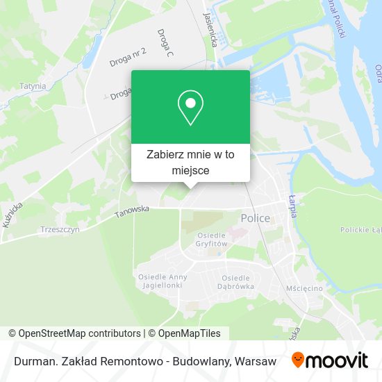 Mapa Durman. Zakład Remontowo - Budowlany