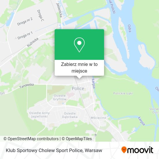 Mapa Klub Sportowy Cholew Sport Police