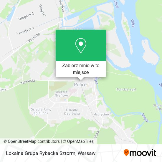 Mapa Lokalna Grupa Rybacka Sztorm