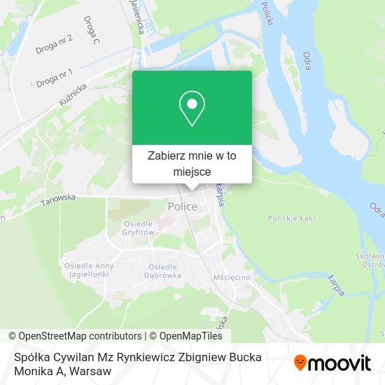 Mapa Spółka Cywilan Mz Rynkiewicz Zbigniew Bucka Monika A