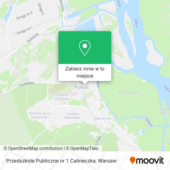 Mapa Przedszkole Publiczne nr 1 Calineczka