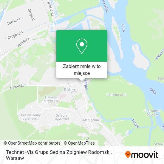 Mapa Technet -Vis Grupa Sedina Zbigniew Radomski