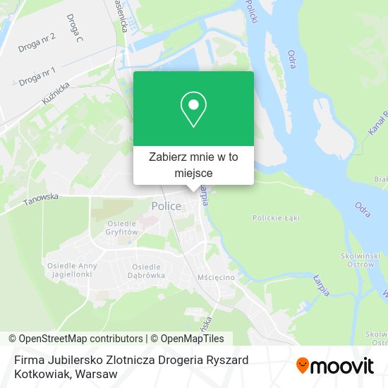 Mapa Firma Jubilersko Zlotnicza Drogeria Ryszard Kotkowiak