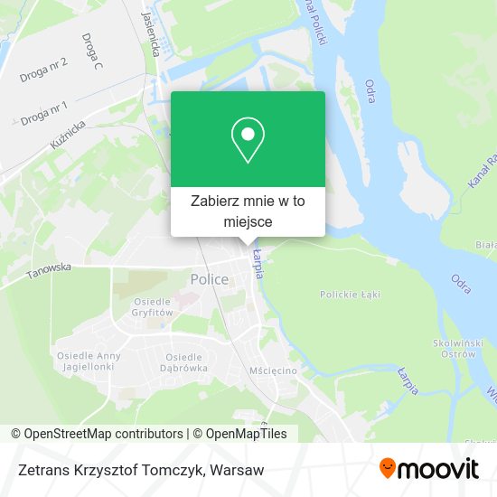 Mapa Zetrans Krzysztof Tomczyk