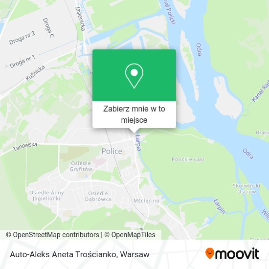 Mapa Auto-Aleks Aneta Trościanko