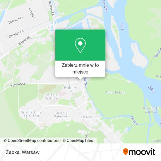 Mapa Żabka