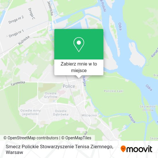 Mapa Smecz Polickie Stowarzyszenie Tenisa Ziemnego